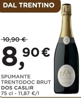 Poli SPUMANTE TRENTODOC BRUT DOS CASLIR 75 cl offerta
