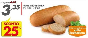 Italmark PANE PRUSSIANO BANCO FORNO offerta