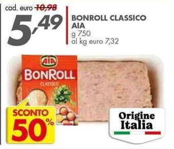 Italmark BONROLL CLASSICO AIA g 750 offerta