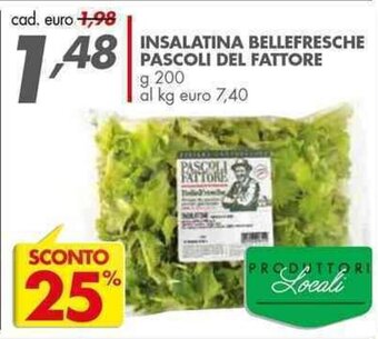 Italmark INSALATINA BELLEFRESCHE PASCOLI DEL FATTORE g 200 offerta