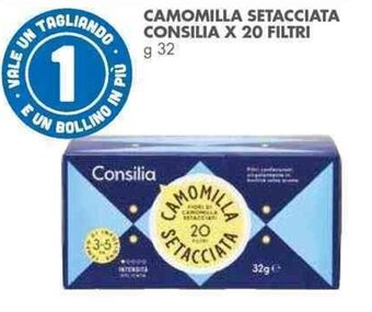 Italmark CAMOMILLA SETACCIATA CONSILIA X 20 FILTRI g 32 offerta