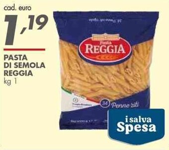Italmark PASTA DI SEMOLA REGGIA kg 1 offerta
