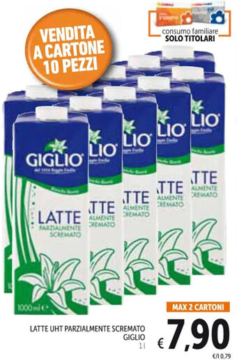Spazio Conad LATTE UHT PARZIALMENTE SCREMATO GIGLIO 1 l offerta