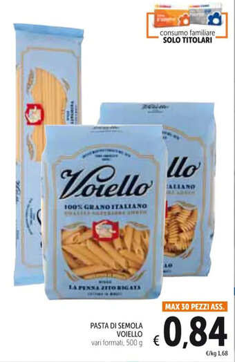 Spazio Conad PASTA DI SEMOLA VOIELLO 500 g offerta