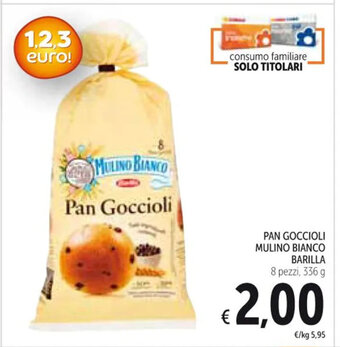 Spazio Conad PAN GOCCIOLI MULINO BIANCO BARILLA 336 g offerta