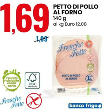 Eurospin PETTO DI POLLO AL FORNO 140 g offerta