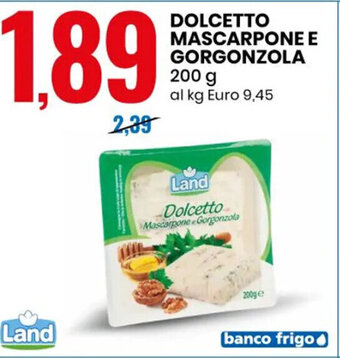 DOLCETTO MASCARPONE E GORGONZOLA 200 g