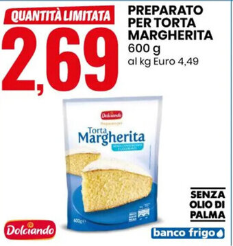 PREPARATO PER TORTA MARGHERITA 600 g