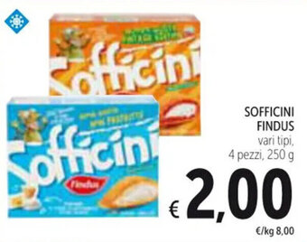 SOFFICINI FINDUS vari tipi, 4 pezzi, 250 g