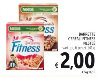 Spazio Conad BARRETTE CEREALI FITNESS NESTLÉ 141 g offerta