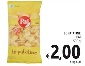 Spazio Conad LE PATATINE PAI 500 g offerta