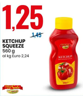 Eurospin KETCHUP SQUEEZE 560 g offerta