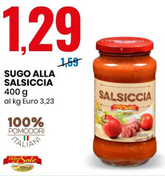 Eurospin SUGO ALLA SALSICCIA 400 g offerta