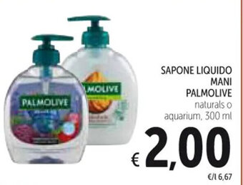 Spazio Conad SAPONE LIQUIDO MANI PALMOLIVE 300 ml offerta