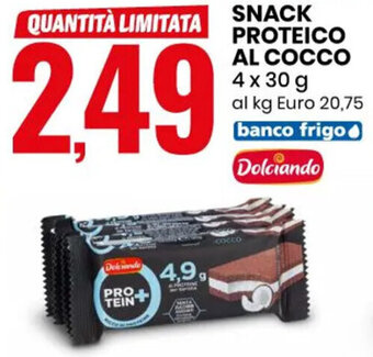 SNACK PROTEICO AL COCCO 4 x 30 g