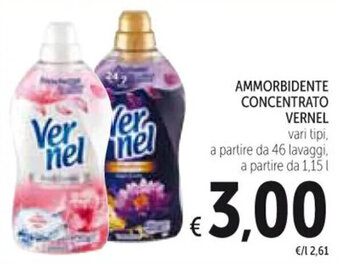 Spazio Conad AMMORBIDENTE CONCENTRATO VERNEL 1,15 l offerta