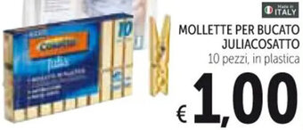 Spazio Conad MOLLETTE PER BUCATO JULIACOSATTO 10 pezzi offerta