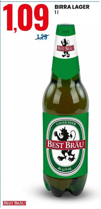 BIRRA LAGER 1 l