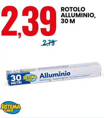 ROTOLO ALLUMINIO, 30 M