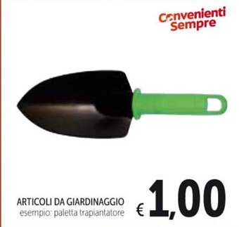 Spazio Conad ARTICOLI DA GIARDINAGGIO offerta