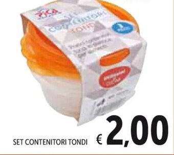 Spazio Conad SET CONTENITORI TONDI offerta
