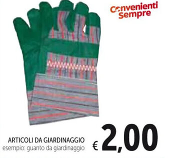 Spazio Conad ARTICOLI DA GIARDINAGGIO offerta