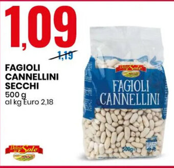 Eurospin FAGIOLI CANNELLINI SECCHI 500 G offerta