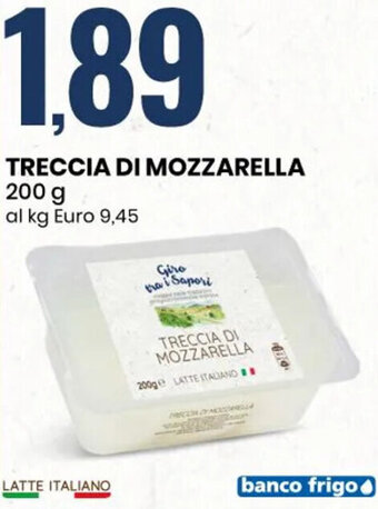 Eurospin TRECCIA DI MOZZARELLA 200 g offerta