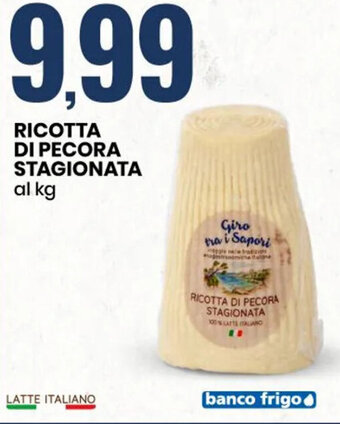 Eurospin RICOTTA DI PECORA STAGIONATA al kg offerta