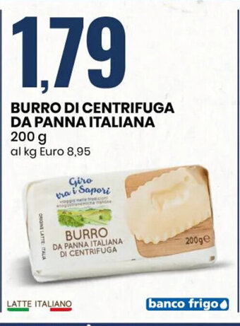 Eurospin BURRO DI CENTRIFUGA DA PANNA ITALIANA 200 g offerta