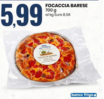 Eurospin FOCACCIA BARESE 700 g offerta