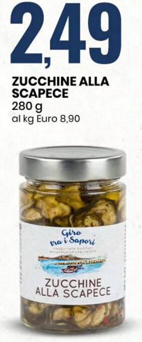 ZUCCHINE ALLA SCAPECE 280 g
