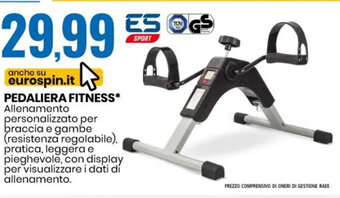 Eurospin PEDALIERA FITNESS offerta