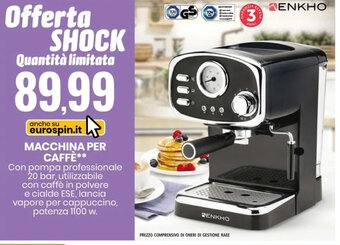 Eurospin MACCHINA PER CAFFÈ offerta