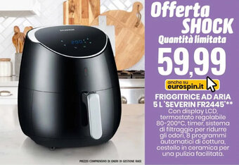 FRIGGITRICE AD ARIA 5 L'SEVERIN FR2445