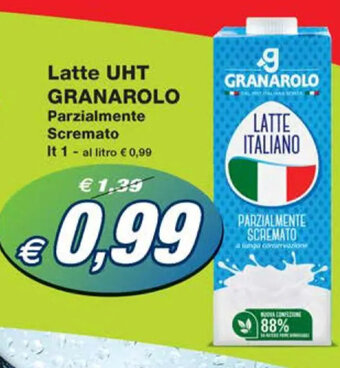 Prix Quality Latte UHT GRANAROLO PARZIALMENTE SCREMATO lt 1 offerta