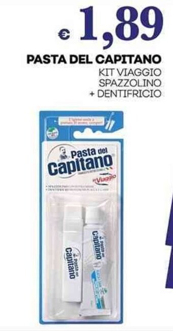 PASTA DEL CAPITANO KIT VIAGGIO SPAZZOLINO + DENTIFRICIO