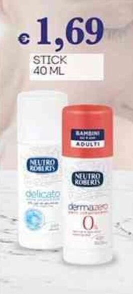 Pilato NEUTRO ROBERTS STICK 40 ML offerta
