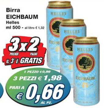 Prix Quality Birra EICHBAUM Helles ml 500 offerta