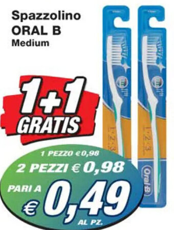 Prix Quality Spazzolino ORAL B Medium offerta