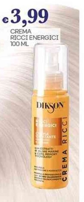 DIKSON CREMA RICCI ENERGICI 100 ML