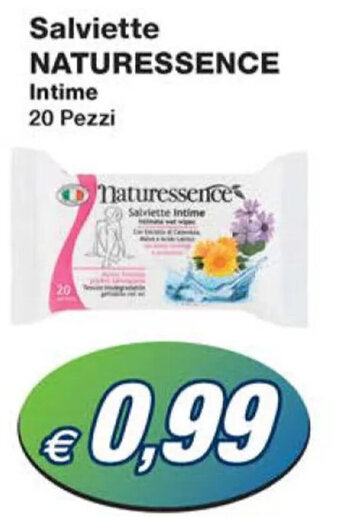 Salviette NATURESSENCE Intime 20 Pezzi