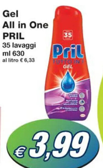 Gel All in One PRIL 35 lavaggi ml 630