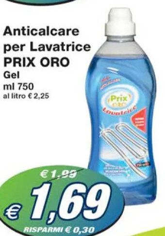 Anticalcare per Lavatrice PRIX ORO Gel ml 750