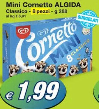 Mini Cornetto ALGIDA Classico - 8 pezzi - g 288