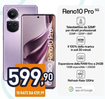 Unieuro Reno10 Pro 5G offerta