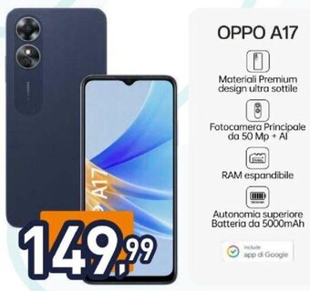 Unieuro OPPO A17 offerta