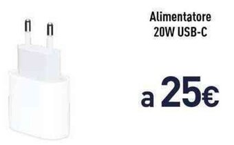 Alimentatore 20W USB-C