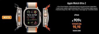 Unieuro Apple Watch Ultra 2 49mm offerta