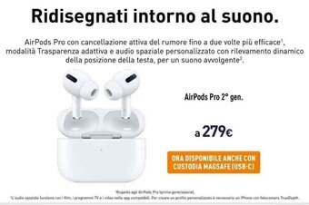 Unieuro AirPods Pro 2° gen. offerta